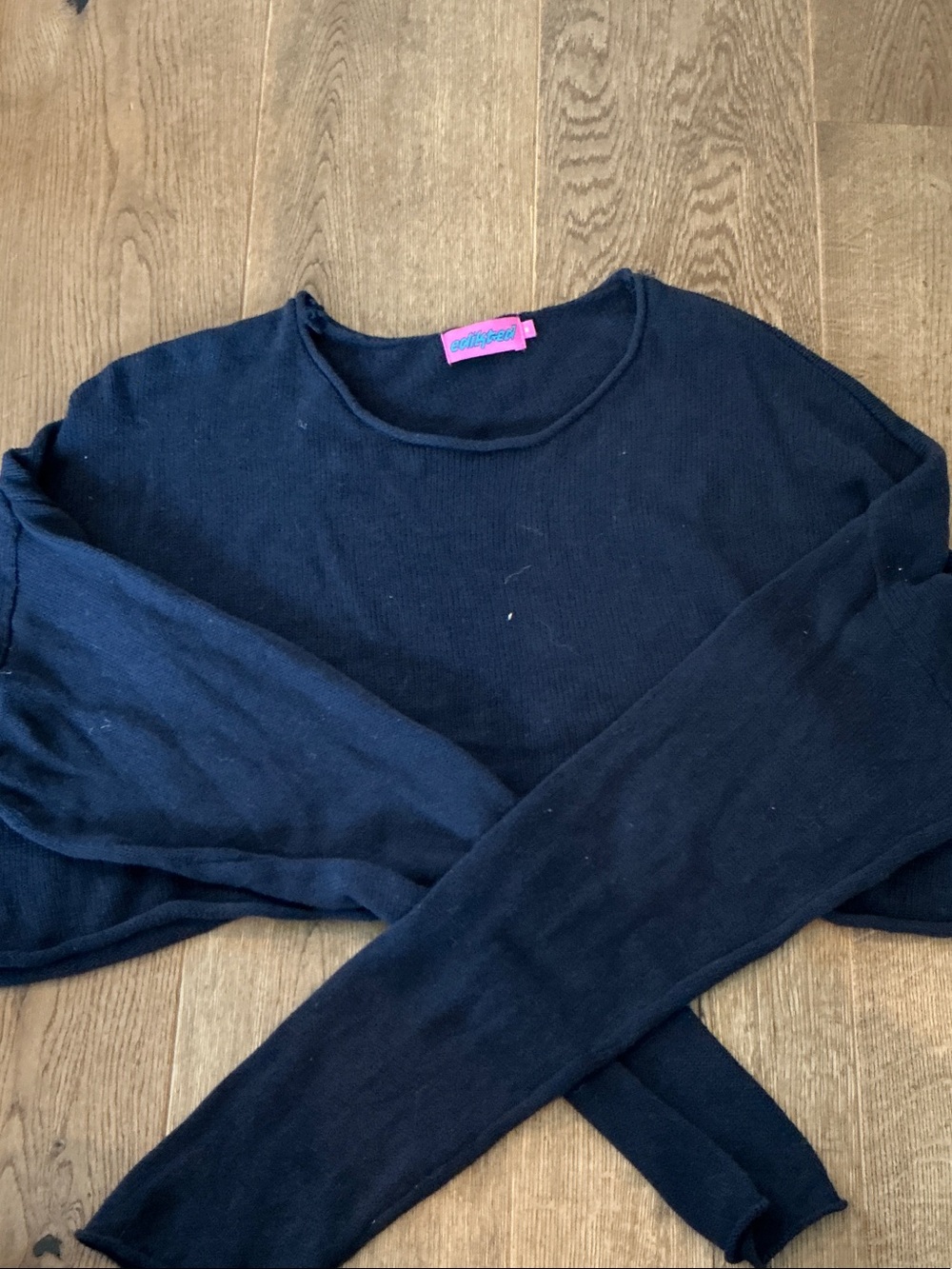 Edikted Black Crewneck Sweater